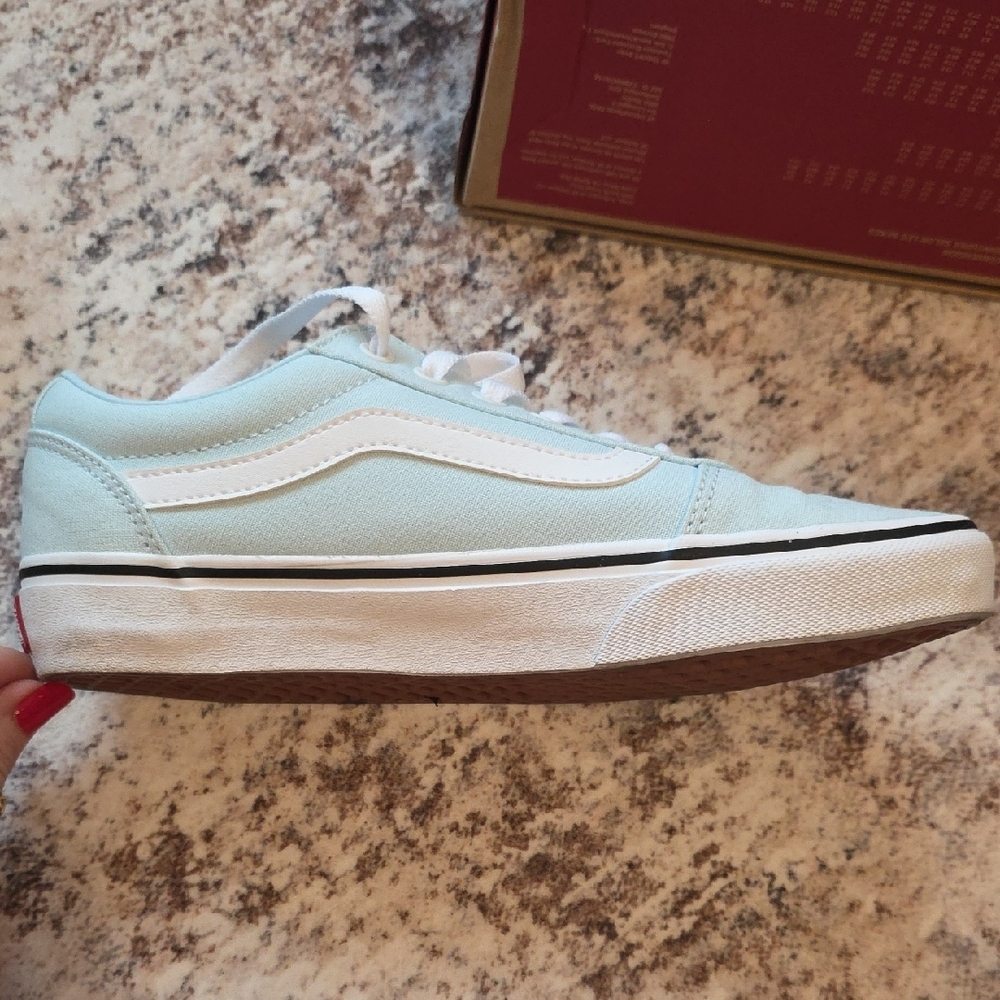 Vans Women's Sky Blue Sneakers - Picture 4 of 8